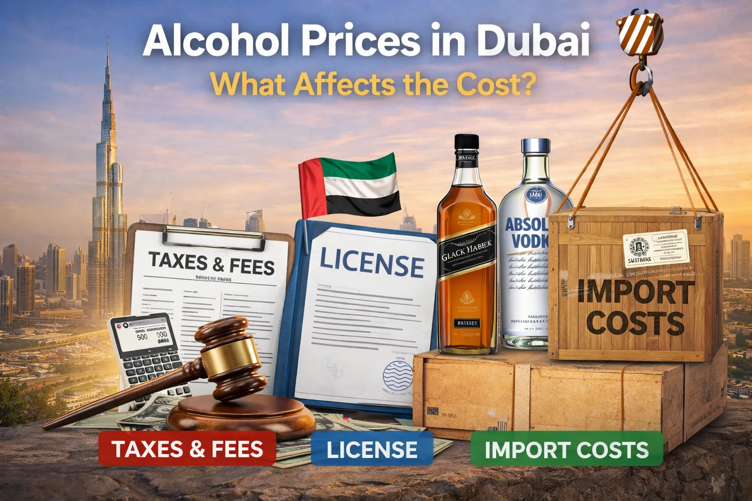 Alcohol Prices in Dubai – What Affects the Cost?