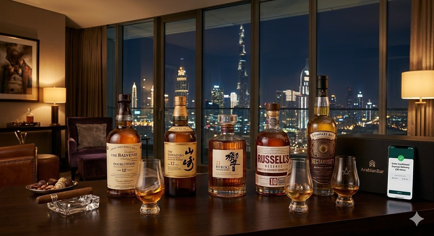Best Whisky Brands Available for Delivery in Dubai 2026