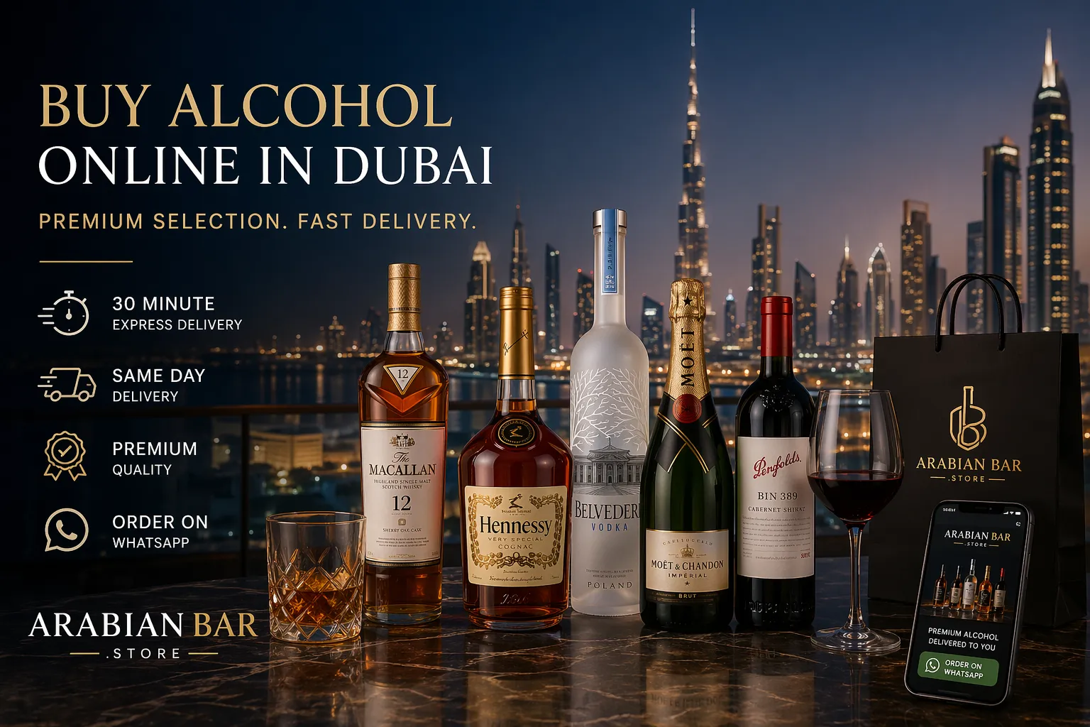 Where to Buy Alcohol Online in Dubai