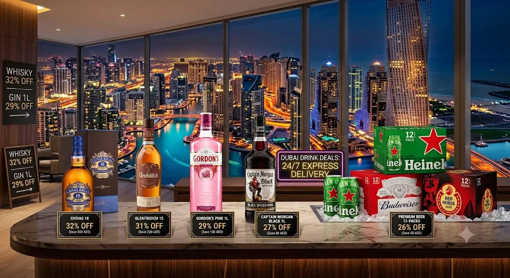 5 Insane Drink Discounts in Dubai Available for 24/7 Delivery Right Now