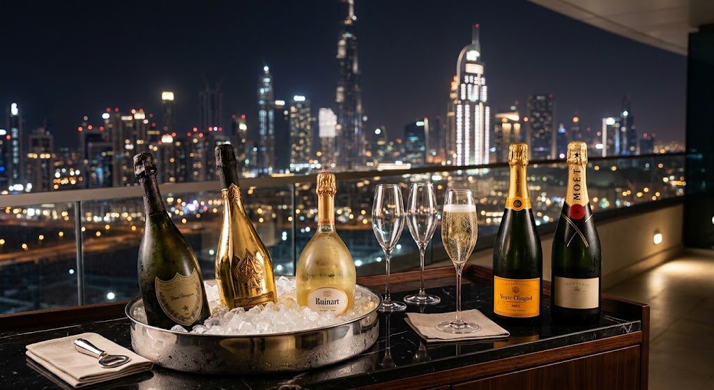 5 Best Champagnes to Order Tonight in Dubai (With Prices & Express 24/7 Delivery)