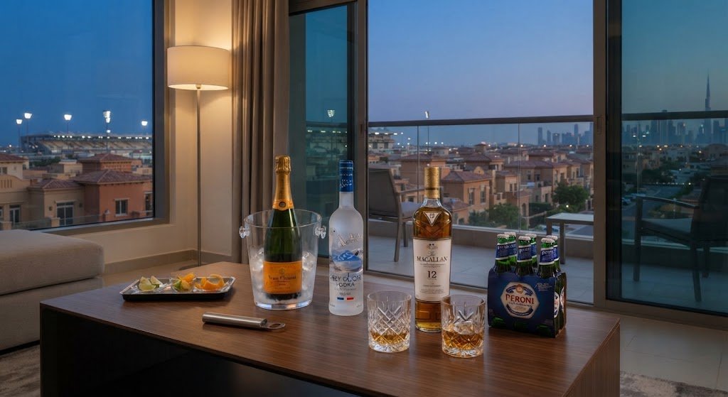 Alcohol Delivery Dubai Motor City - 30-60 Min Express Delivery