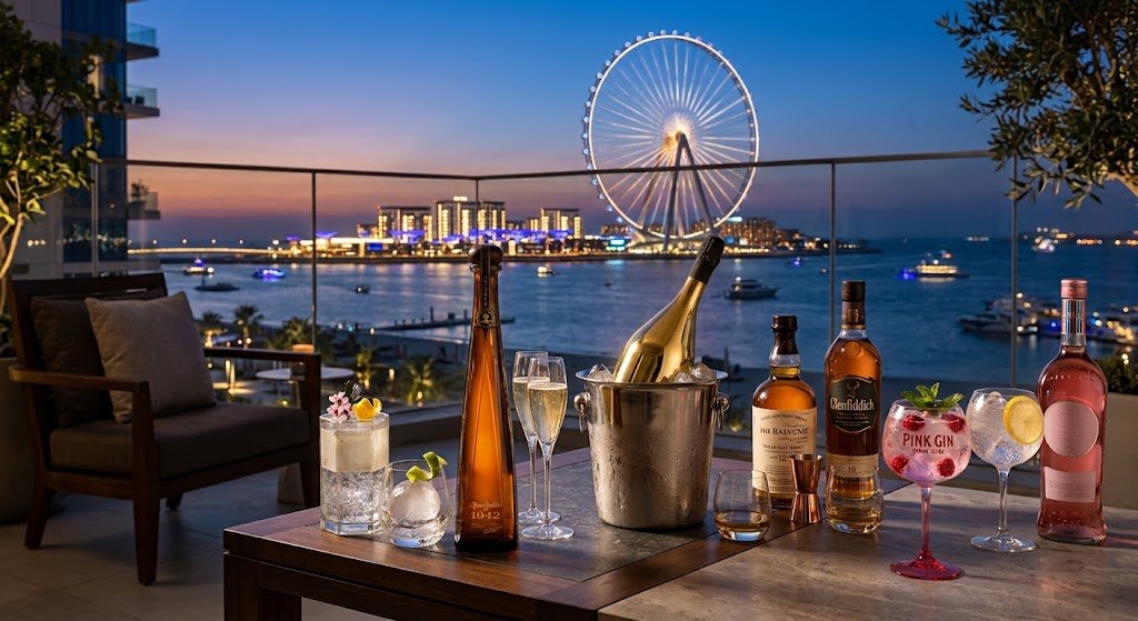 Fast and Reliable Alcohol Delivery to Bluewaters Dubai: Your 24/7 Premium Bottle Service