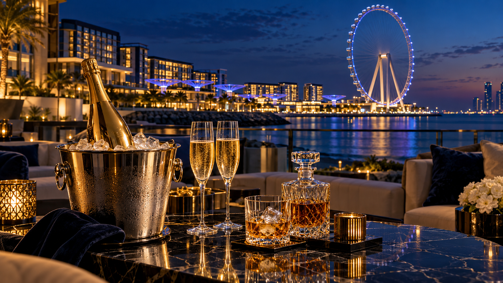 Fast and Reliable Alcohol Delivery to Bluewaters Island, Dubai
